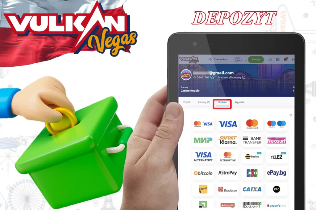 Dokonaj pierwszego depozytu