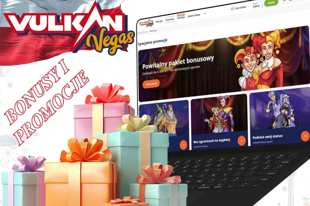 Liczne bonusy i promocje w Vulkan Vegas PL
